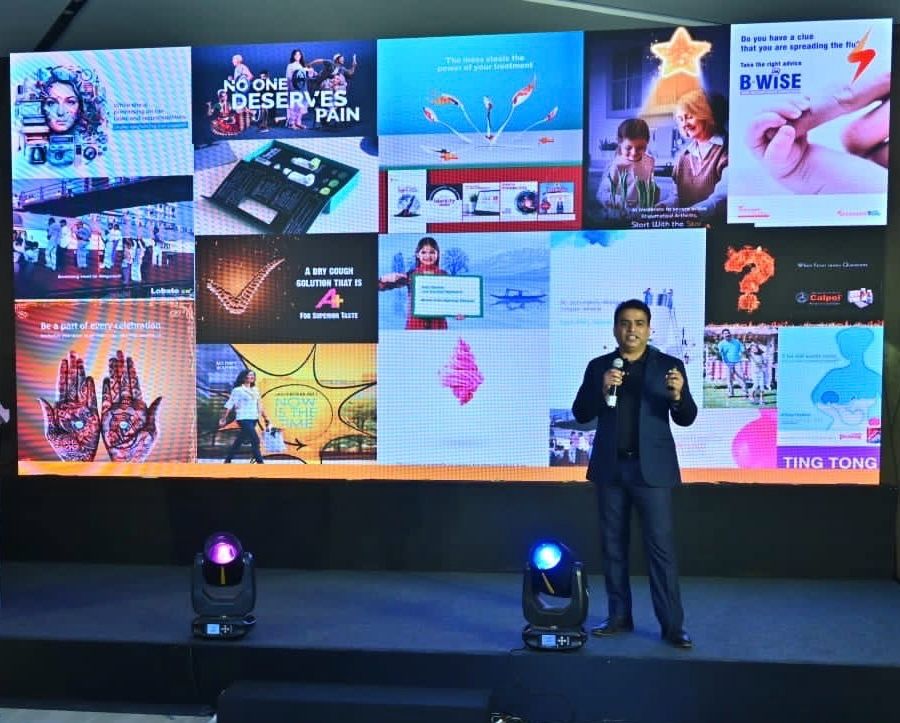 Aleem Merchant on stage